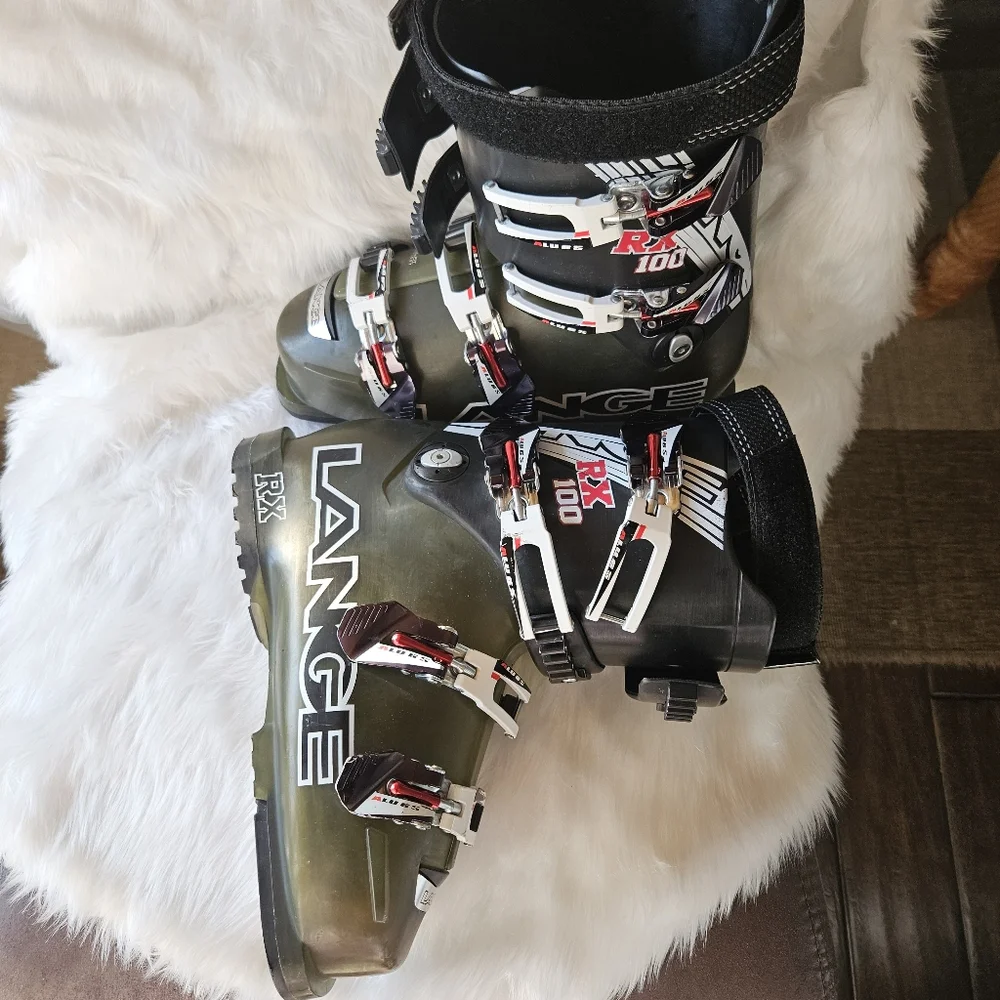 LANGE RX100 mens ski boots 296mm-255 - Picture 5 of 11